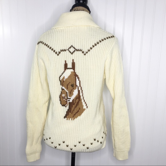 Vintage Miller Outerwear Horse Knit 